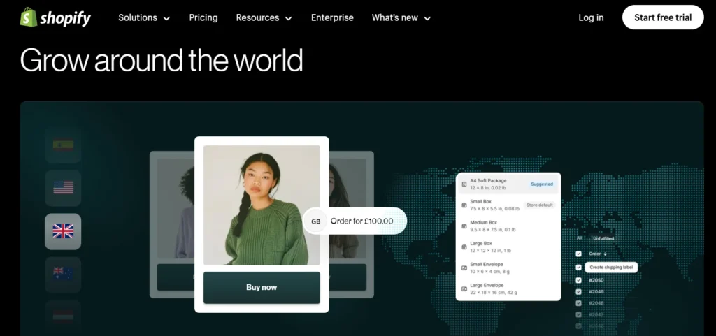 Shopify features 