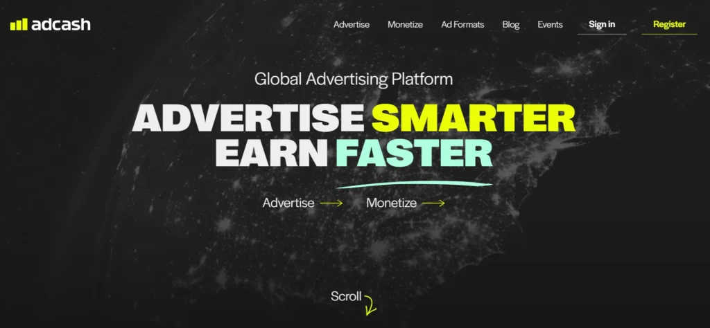 Adcash Best Adnetworks for publishers 