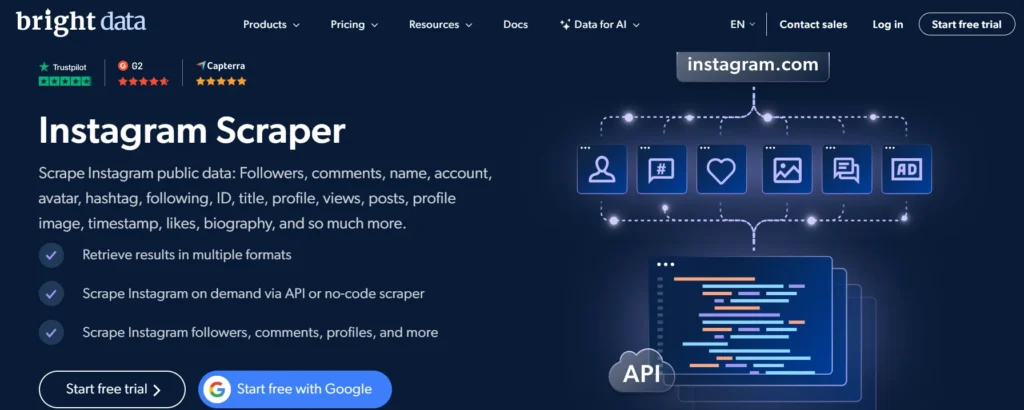 Bright Data Instagram Scraper