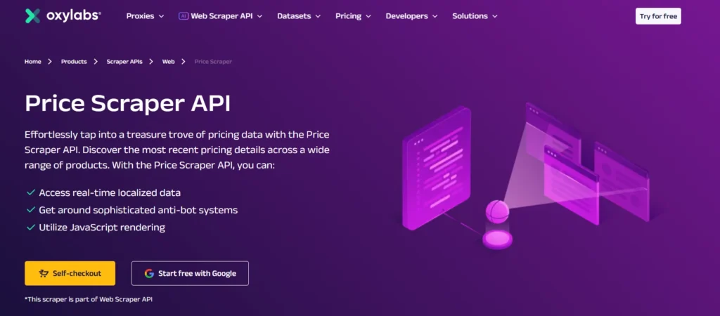 Oxylabs Price Scraping Tools 
