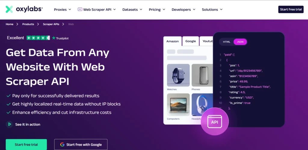 Oxylabs Best Web scraping APIs 