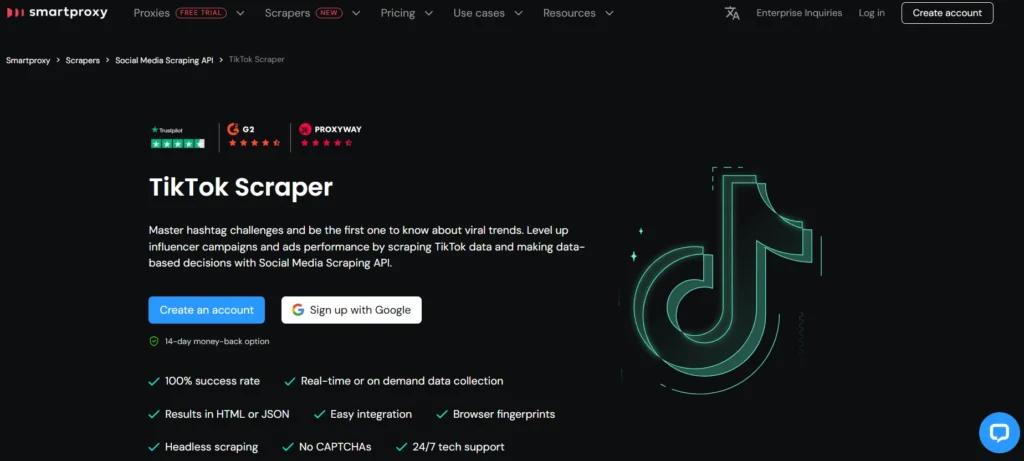Smartproxy TikTok Scraper 