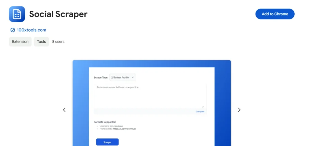 Social Scraper 