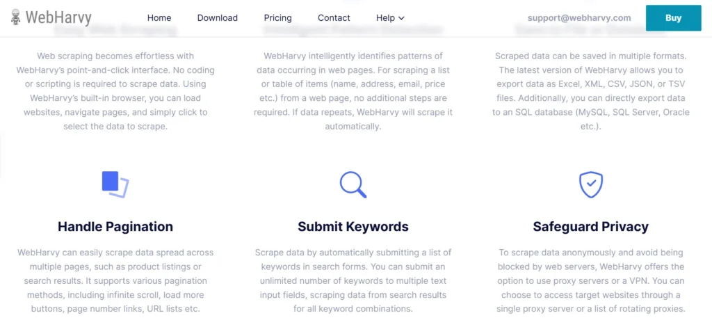 Webharvy Scraper 