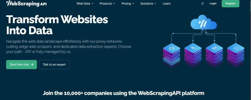 Webscraping API