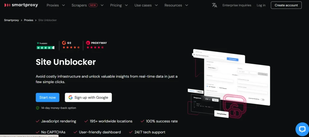 Smartproxy web Unblocker 