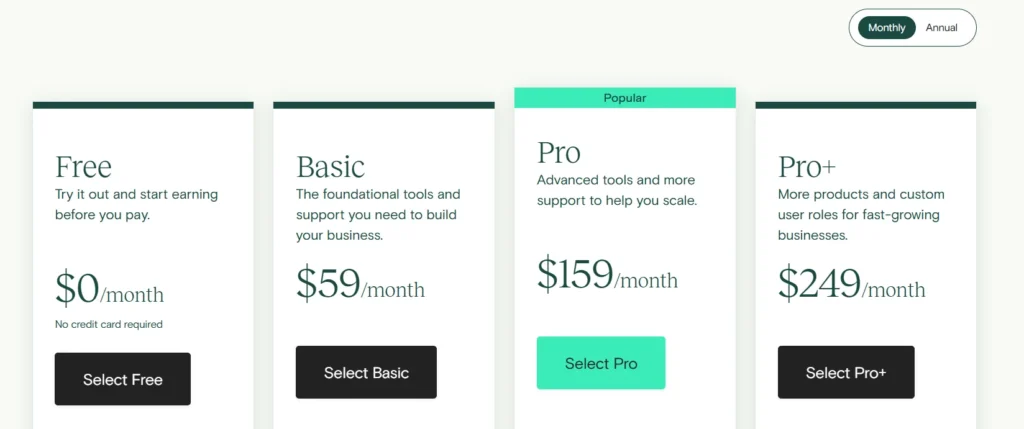 Teachable Pricing