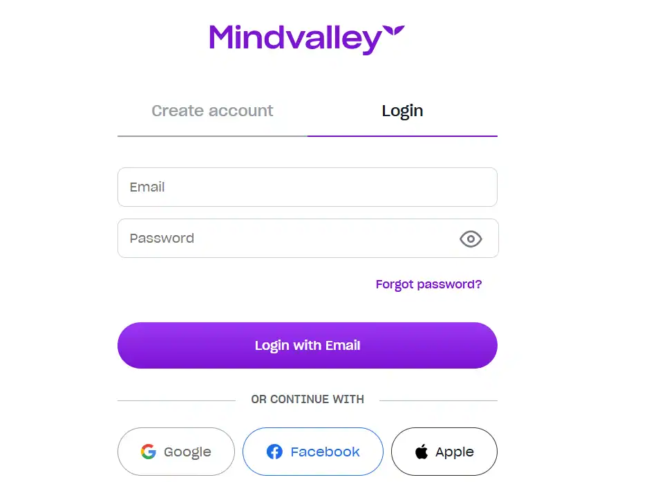Mindvalley Free Trial login