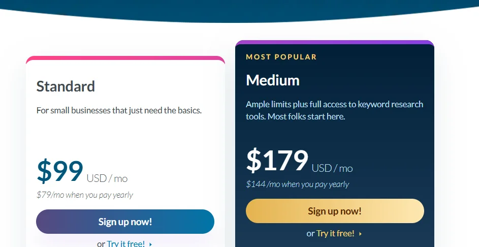 Moz Pro Free Trial Pricing 