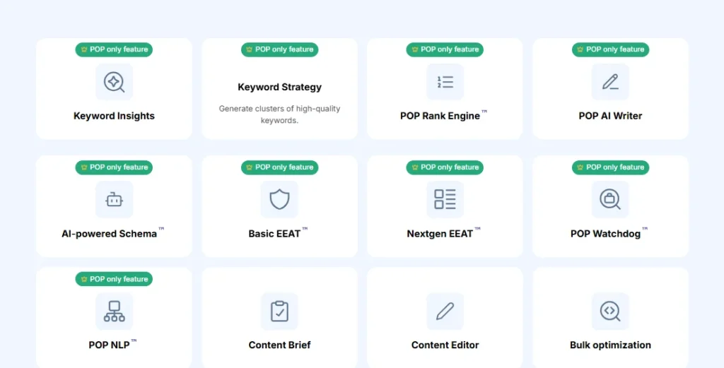 Pageoptimizer pro fetaures 