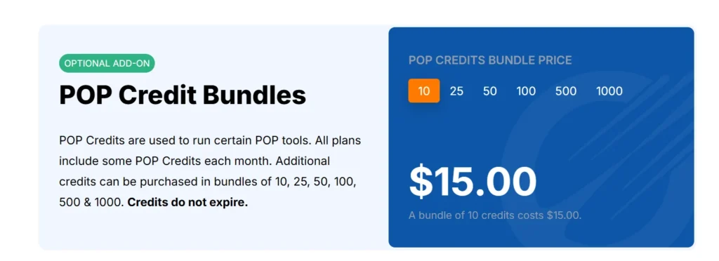 Pop Addons 