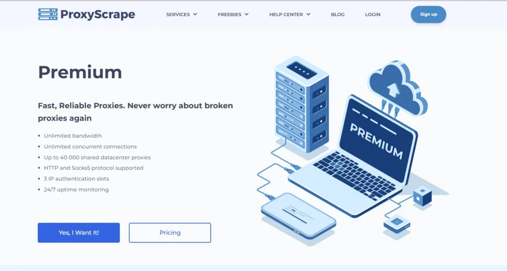 Proxyscrape premium Proxy 