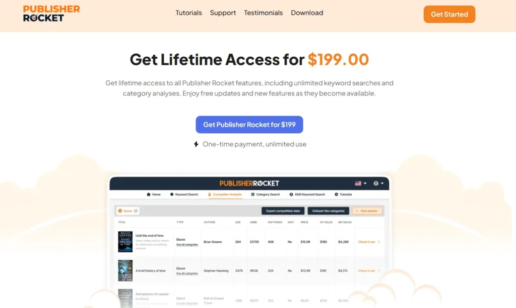 Publisher rocket pricing 