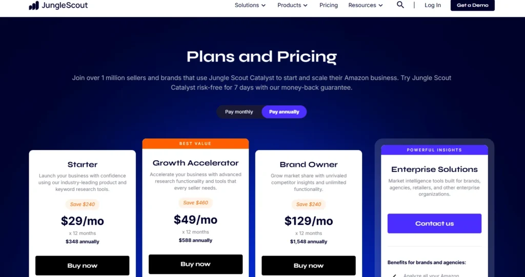 jungle scout pricing latest 