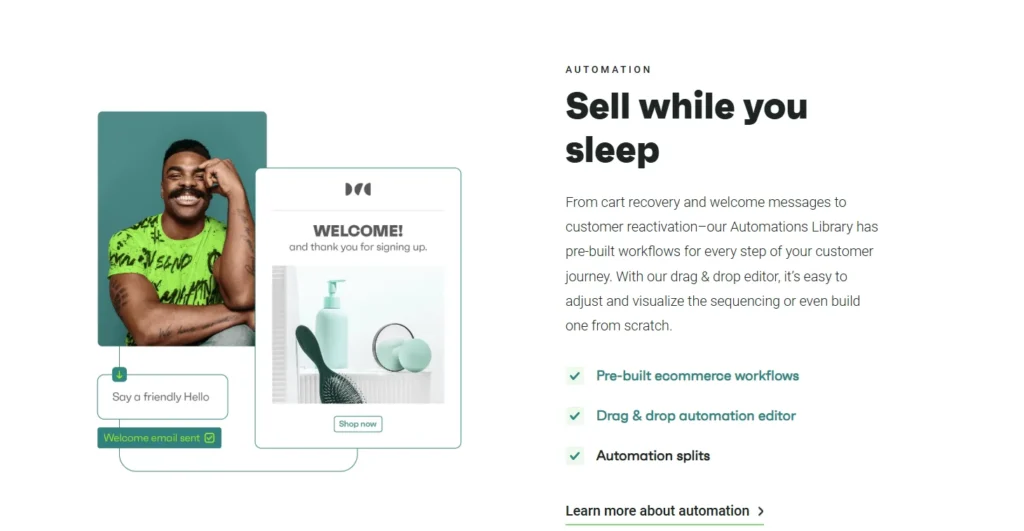 Omnisend Automation feature
