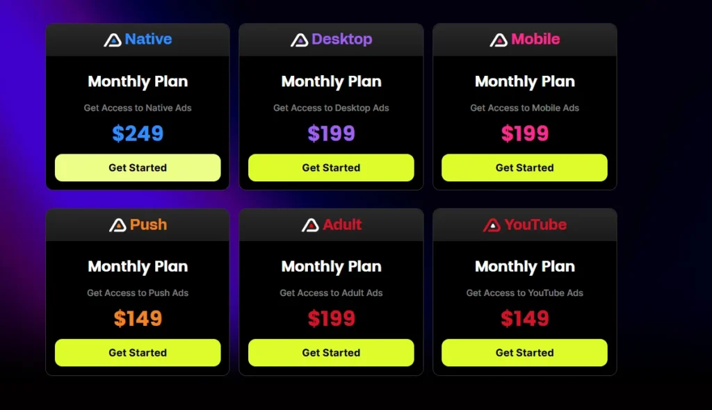 Adplexity pricing Plans 