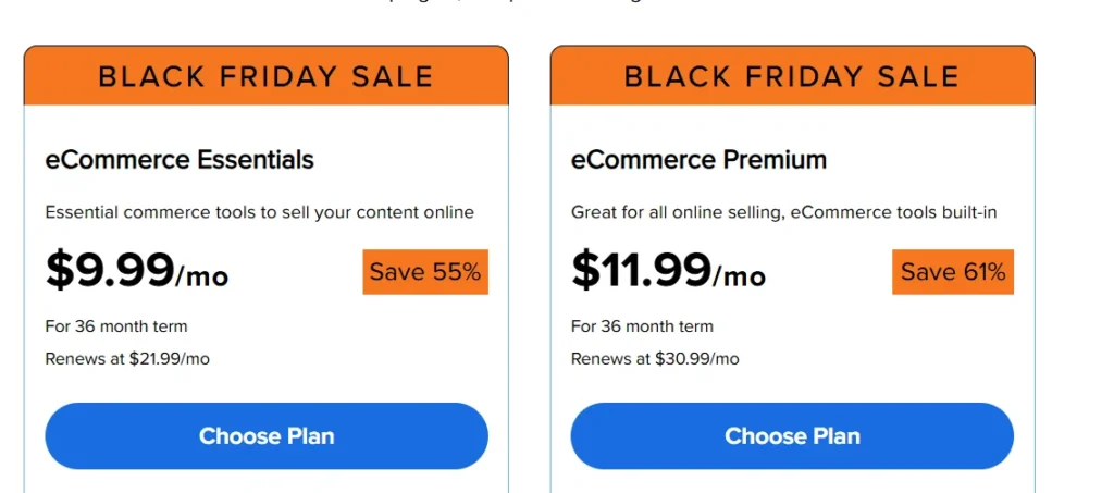 Bluehost Black friday 