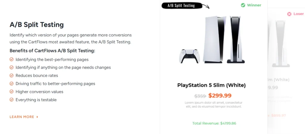 Cartflows A/B Testing 
