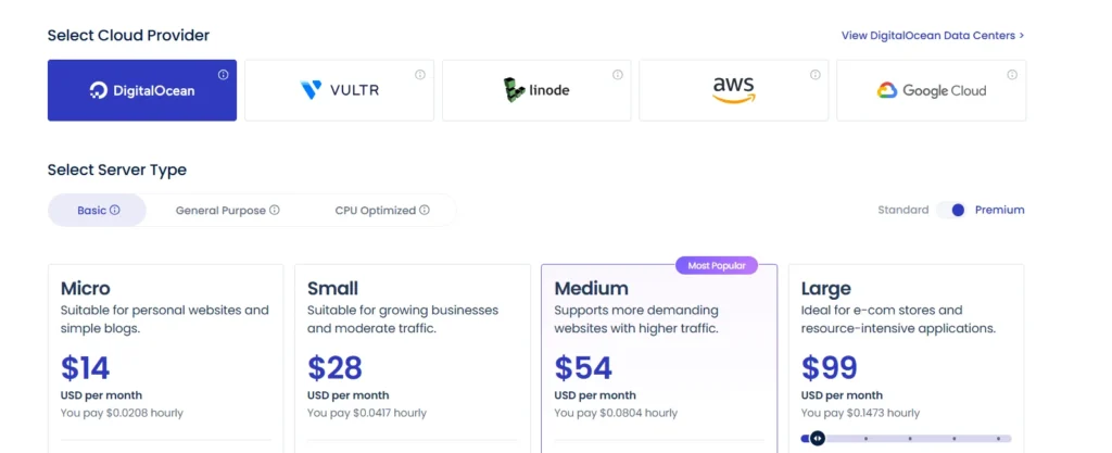 Cloudways Pricing 