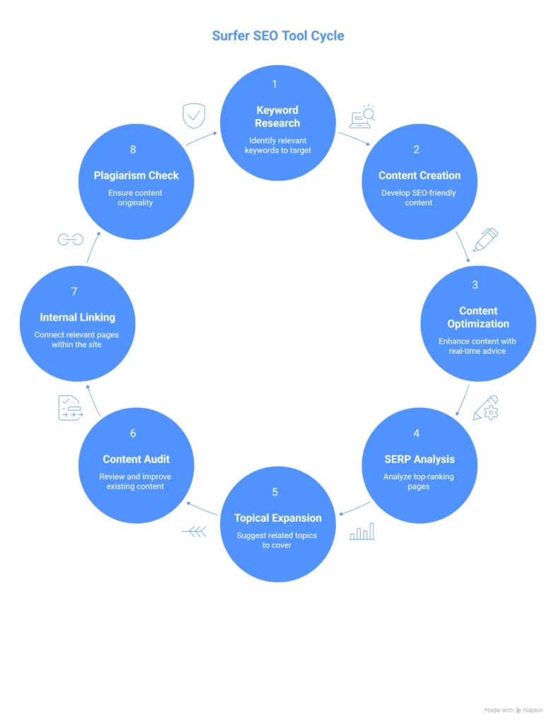 How Surfer seo Tools Works 