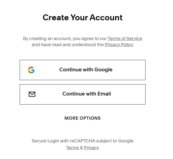 Squarespace Account setup