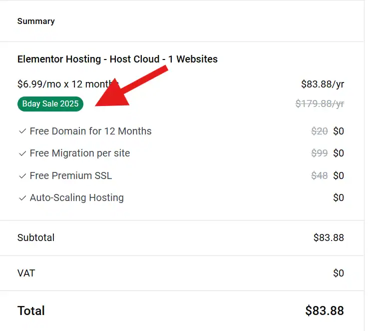 Elementor Discount 