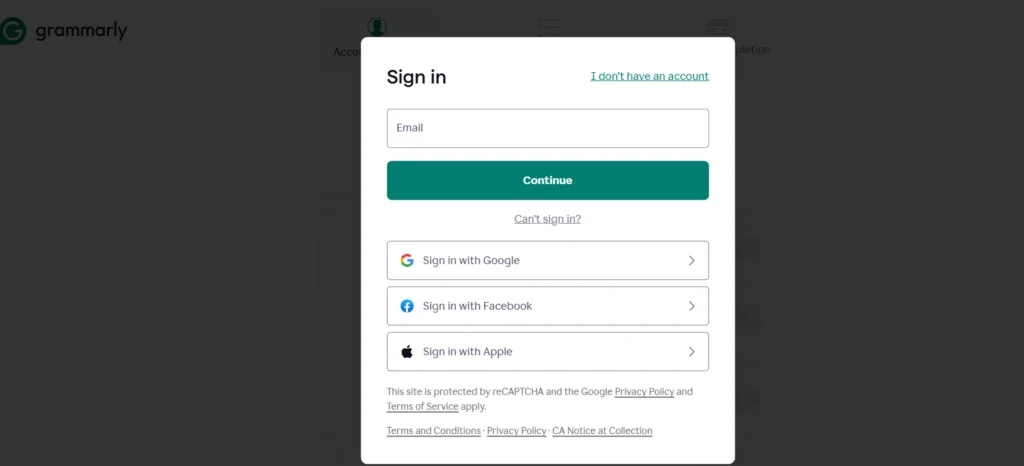 Grammarly Student discount signin