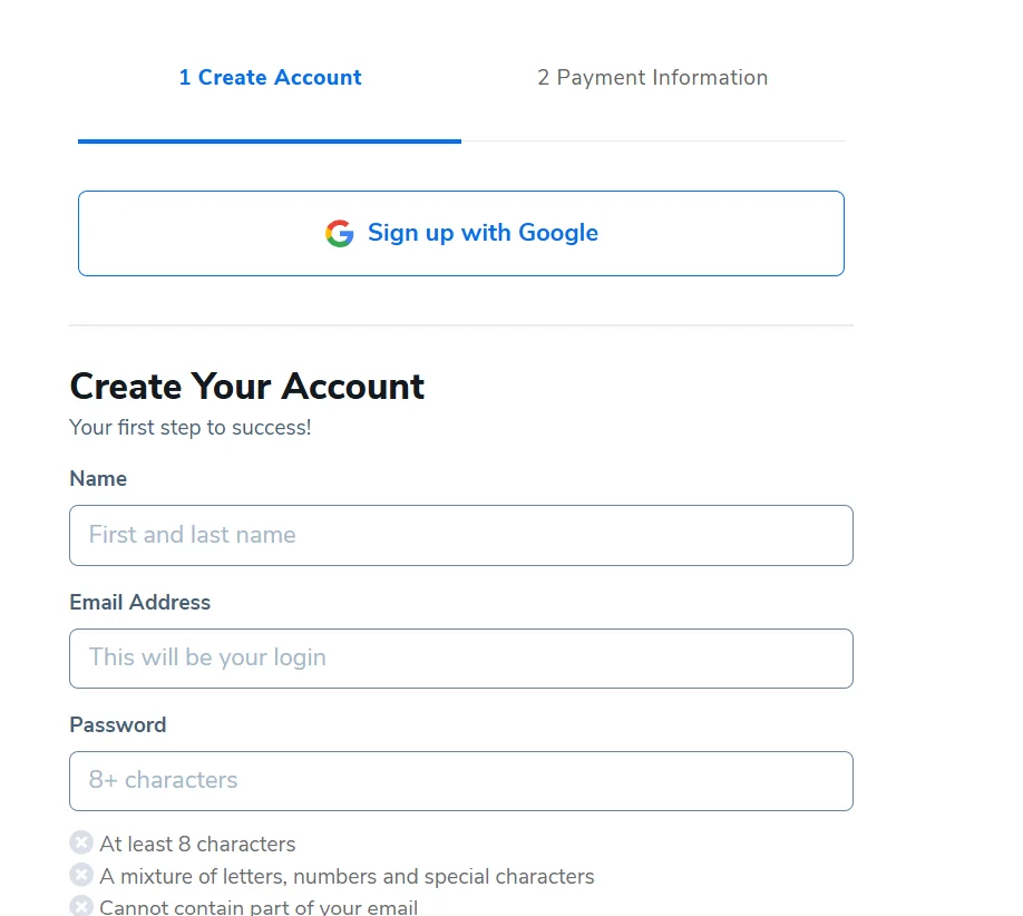 Create helium 10 Account