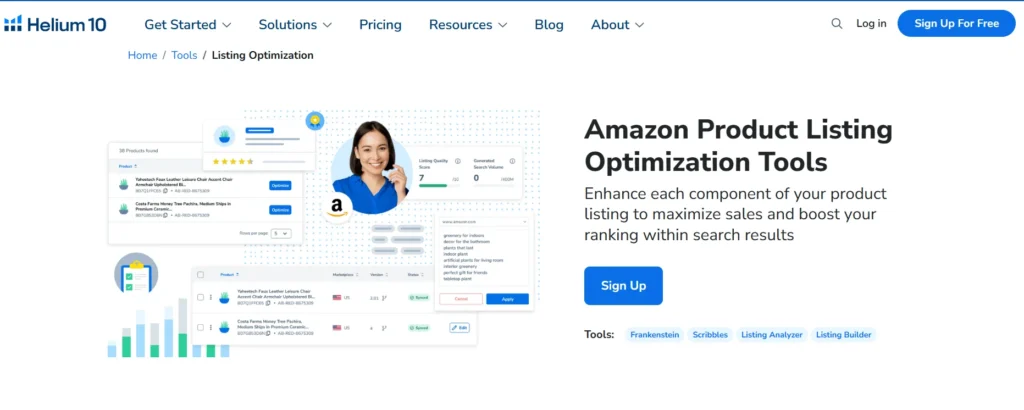 Helium 10 listing Optimization 