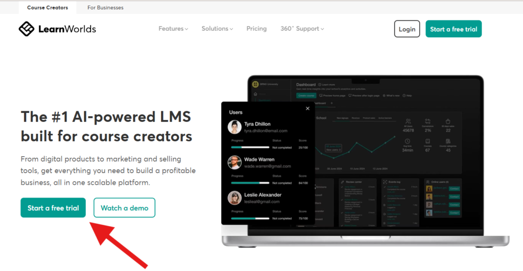 Learnworlds Discount Step 