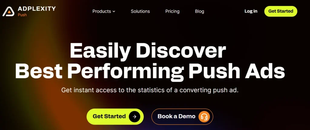 Adplexity Push overview 