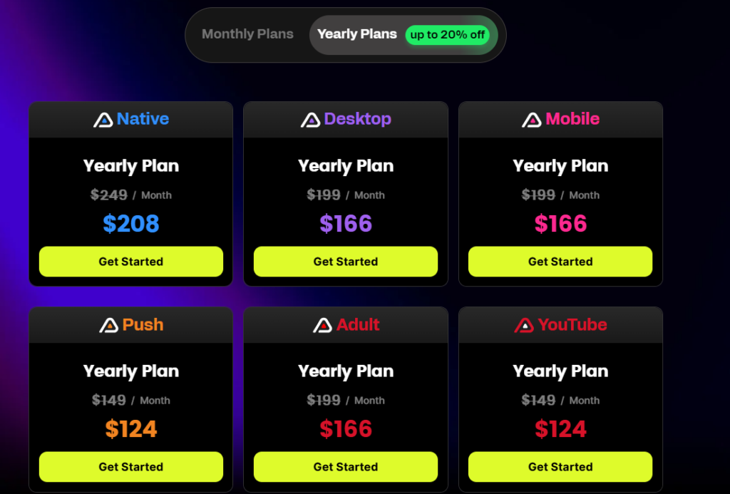 Adplexity pricing 