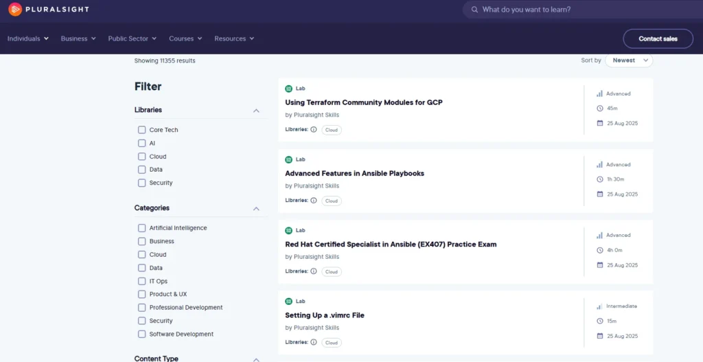 Pluralsight Courses 