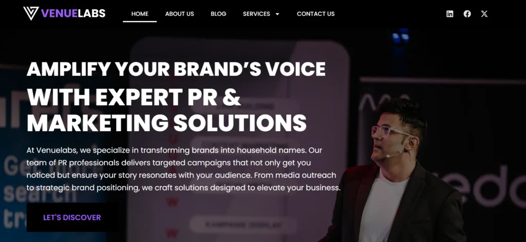 Venuelabs Besr PR Agencies In India 