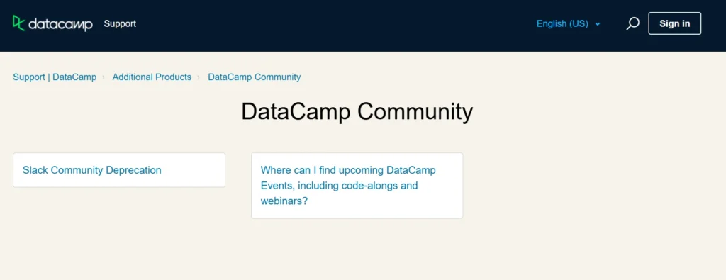 Datacamp Community 