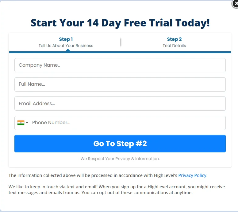 Gohighlevel Free Trial 