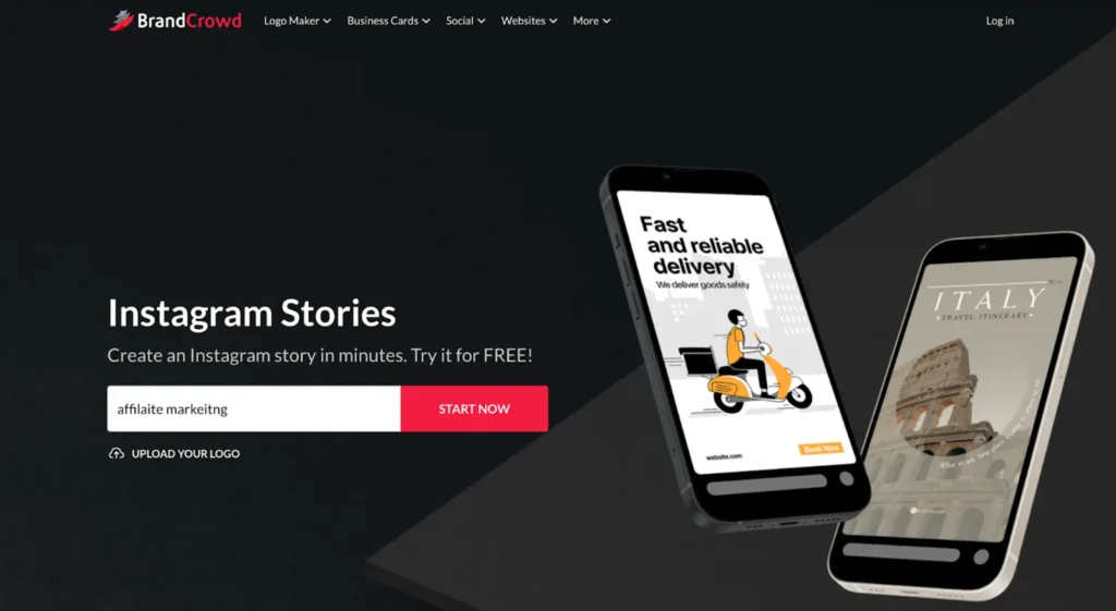 How I Created Stunning Instagram Stories for My AI Affiliate Marketing Business Using BrandCrowd
