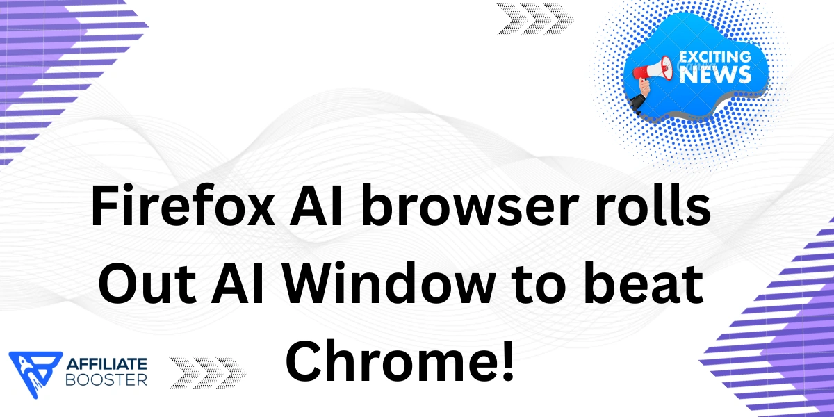 Firefox AI browser rolls out AI Window to beat Chrome!
