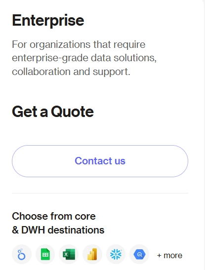 Supermetrics Enterprise Plan