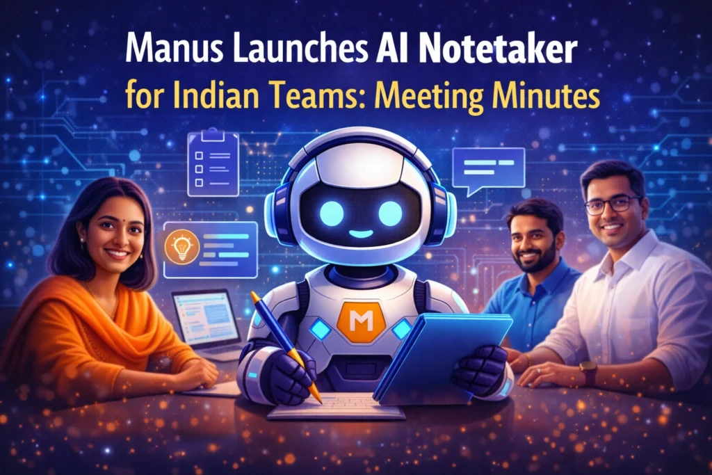 Manus Launches AI Notetaker for Indian Teams: Meeting Minutes