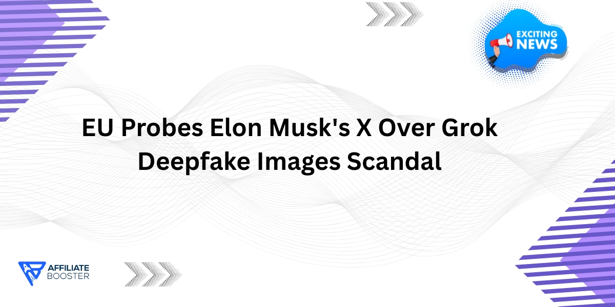 EU Probes Elon Musk's X Over Grok Deepfake Images Scandal