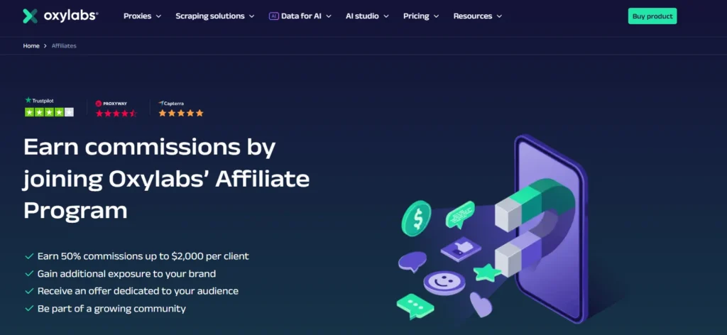 Oxylabs Affiliate Program