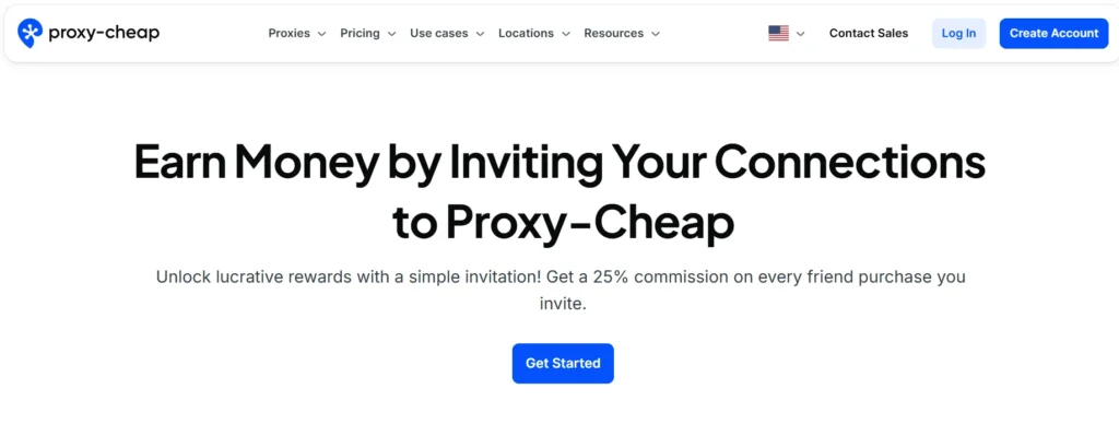 Proxy-cheap Affiliate Program