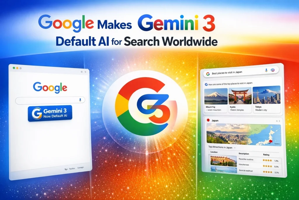 Google Makes Gemini 3 Default AI for Search Worldwide