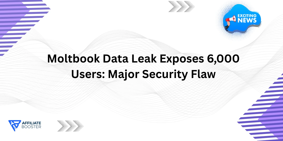 Moltbook Data Leak Exposes 6,000 Users: Major Security Flaw