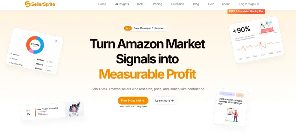 Sellersprite Helium 10 Alternatives