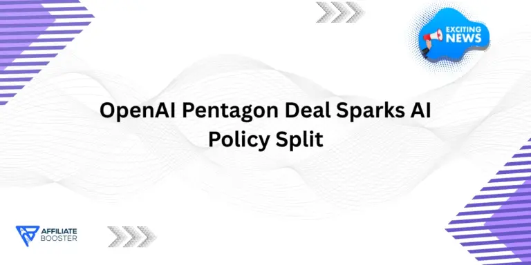 OpenAI Pentagon Deal Sparks AI Policy Split