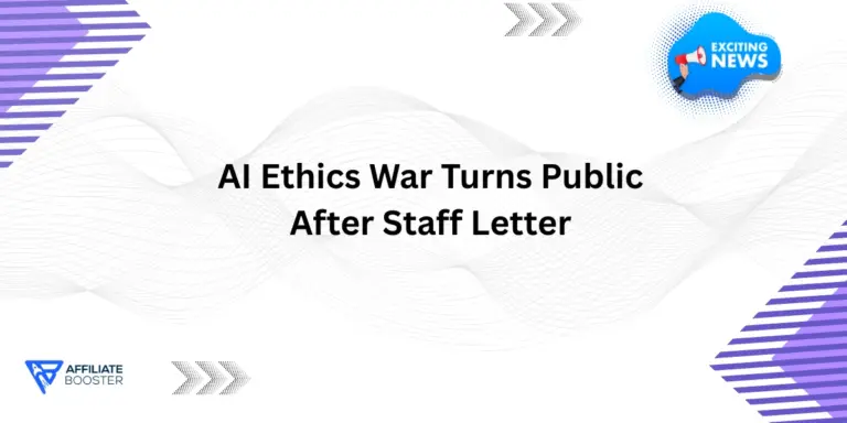 AI Ethics War Turns Public After Staff Letter