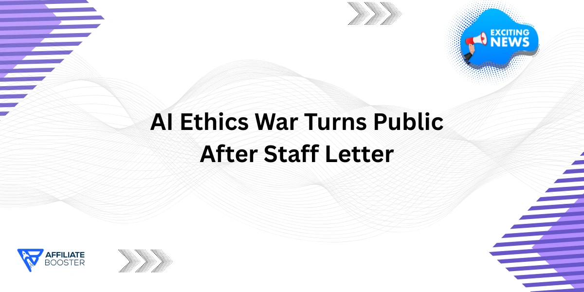 AI Ethics War Turns Public After Staff Letter