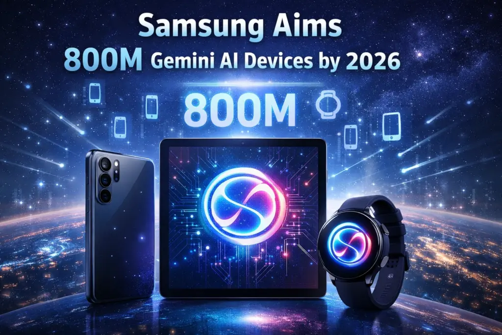 Samsung Aims 800M Gemini AI Devices